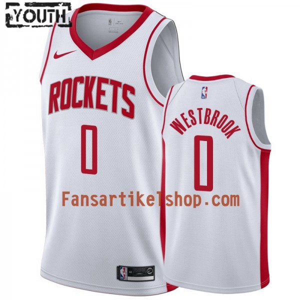 NBA Houston Rockets Trikot Russell Westbrook 0 Nike 2019-2020 Association Edition Swingman - Kinder